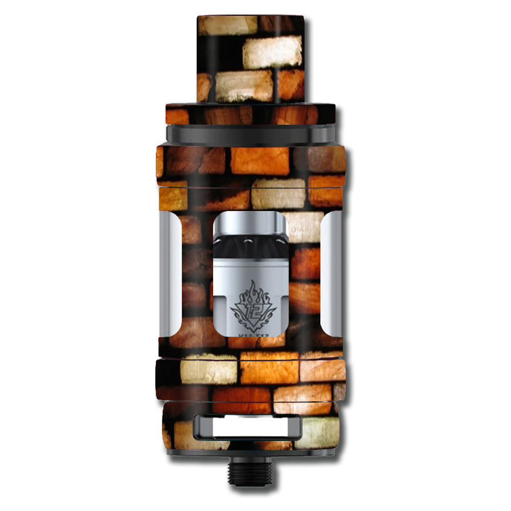  Stained Glass Bricks Brick Wall Smok TFV12 Tank Skin