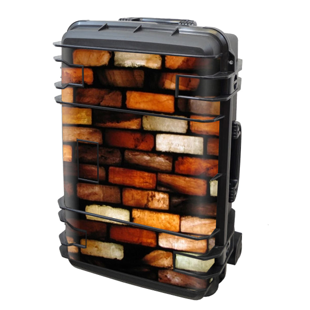  Stained Glass Bricks Brick Wall Seahorse Case Se-920 Skin
