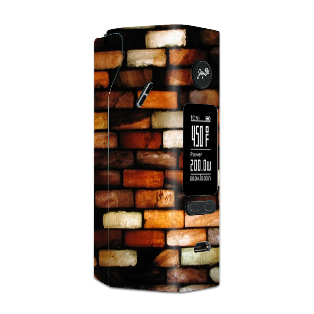  Stained Glass Bricks Brick Wall Wismec Reuleaux RX 2/3 combo kit Skin