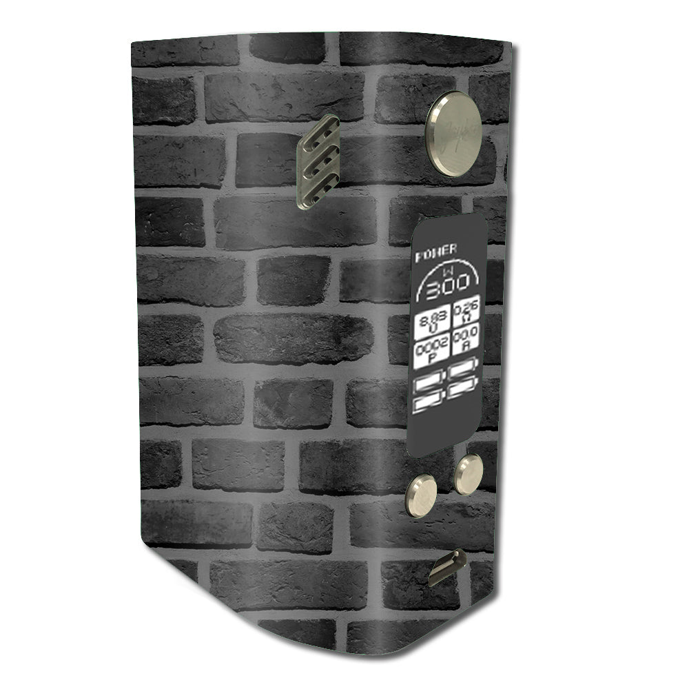  Grey Stone Brick Wall Bricks Blocks Wismec Reuleaux RX300 Skin