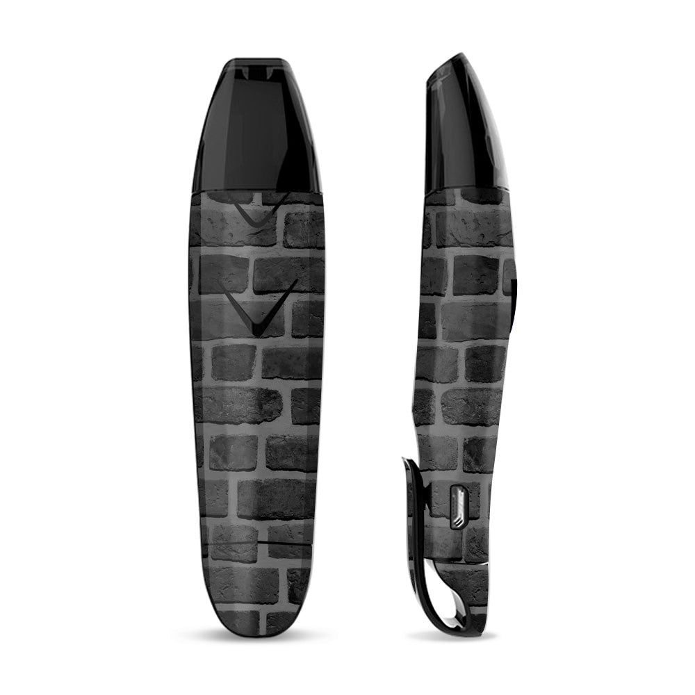 Skin Decal for Suorin Vagon  Vape / Grey Stone Brick Wall Bricks Blocks