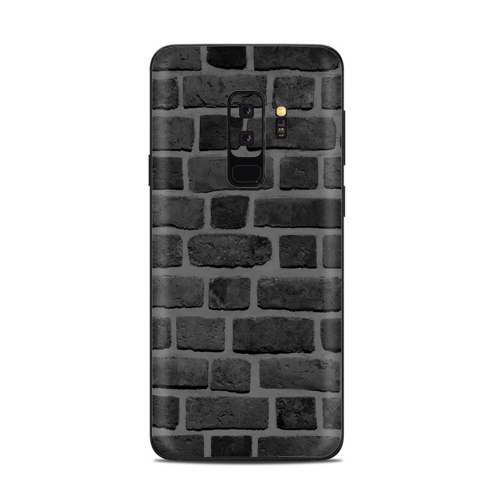  Grey Stone Brick Wall Bricks Blocks Samsung Galaxy S9 Plus Skin