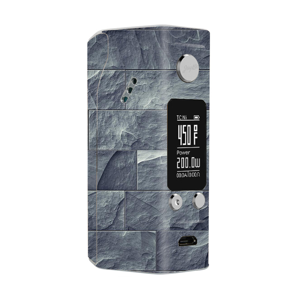  Grey Slate Panel Brick Wall Bricks Wismec Reuleaux RX200S Skin