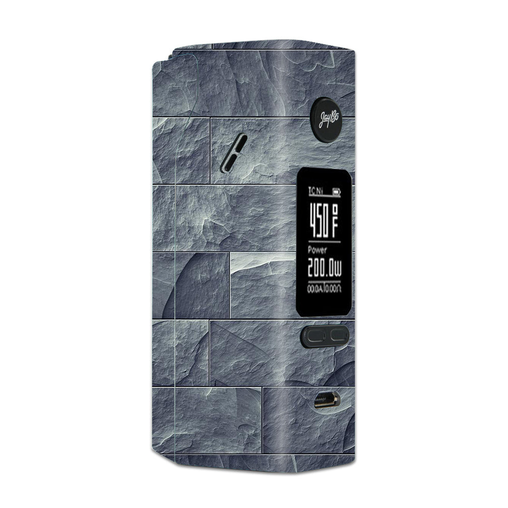  Grey Slate Panel Brick Wall Bricks Wismec Reuleaux RX 2/3 combo kit Skin