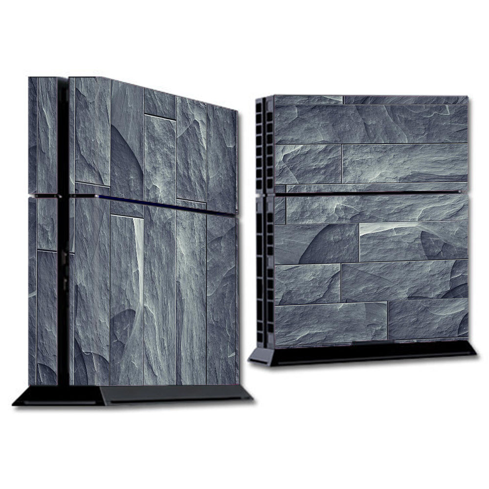  Grey Slate Panel Brick Wall Bricks Sony Playstation PS4 Skin