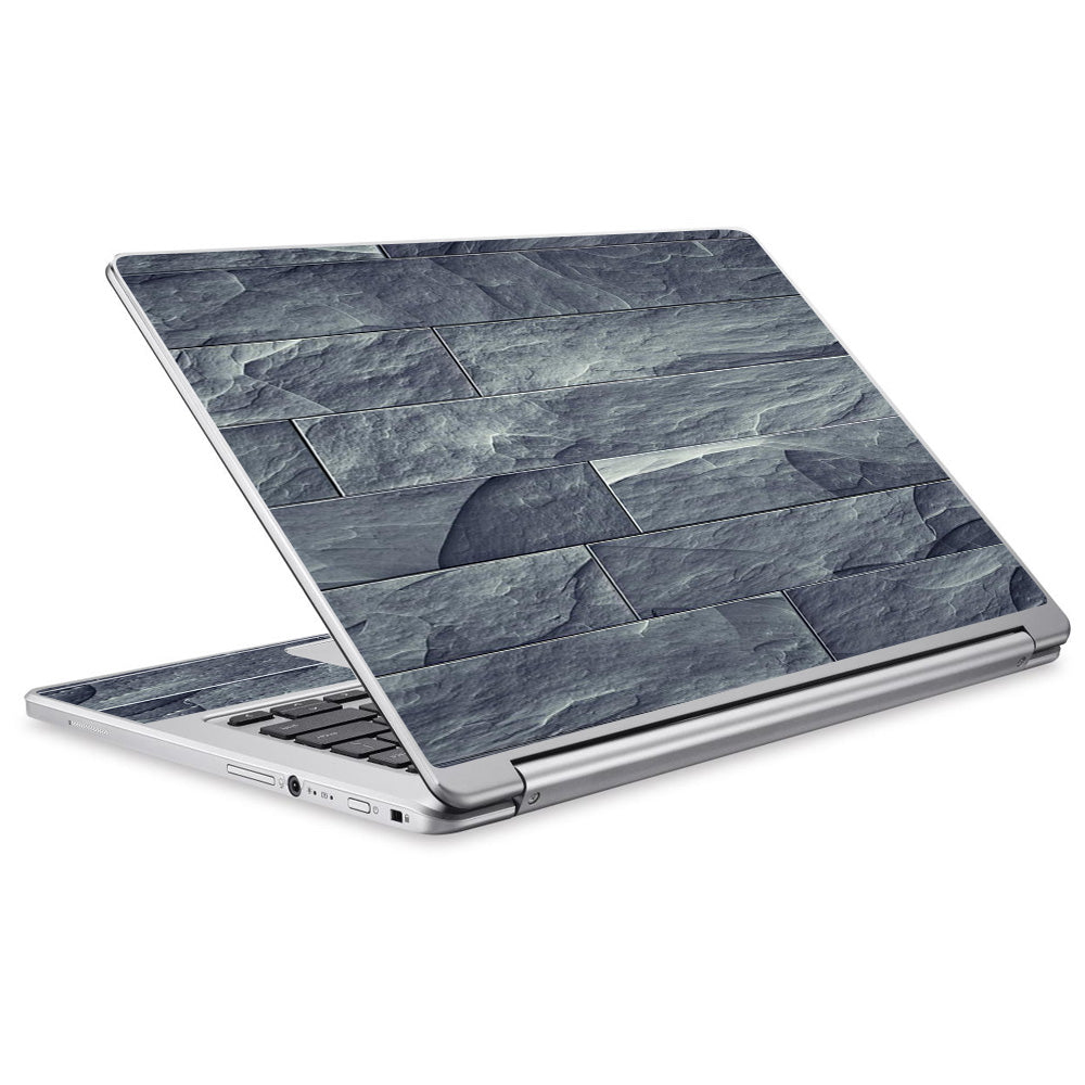  Grey Slate Panel Brick Wall Bricks Acer Chromebook R13 Skin