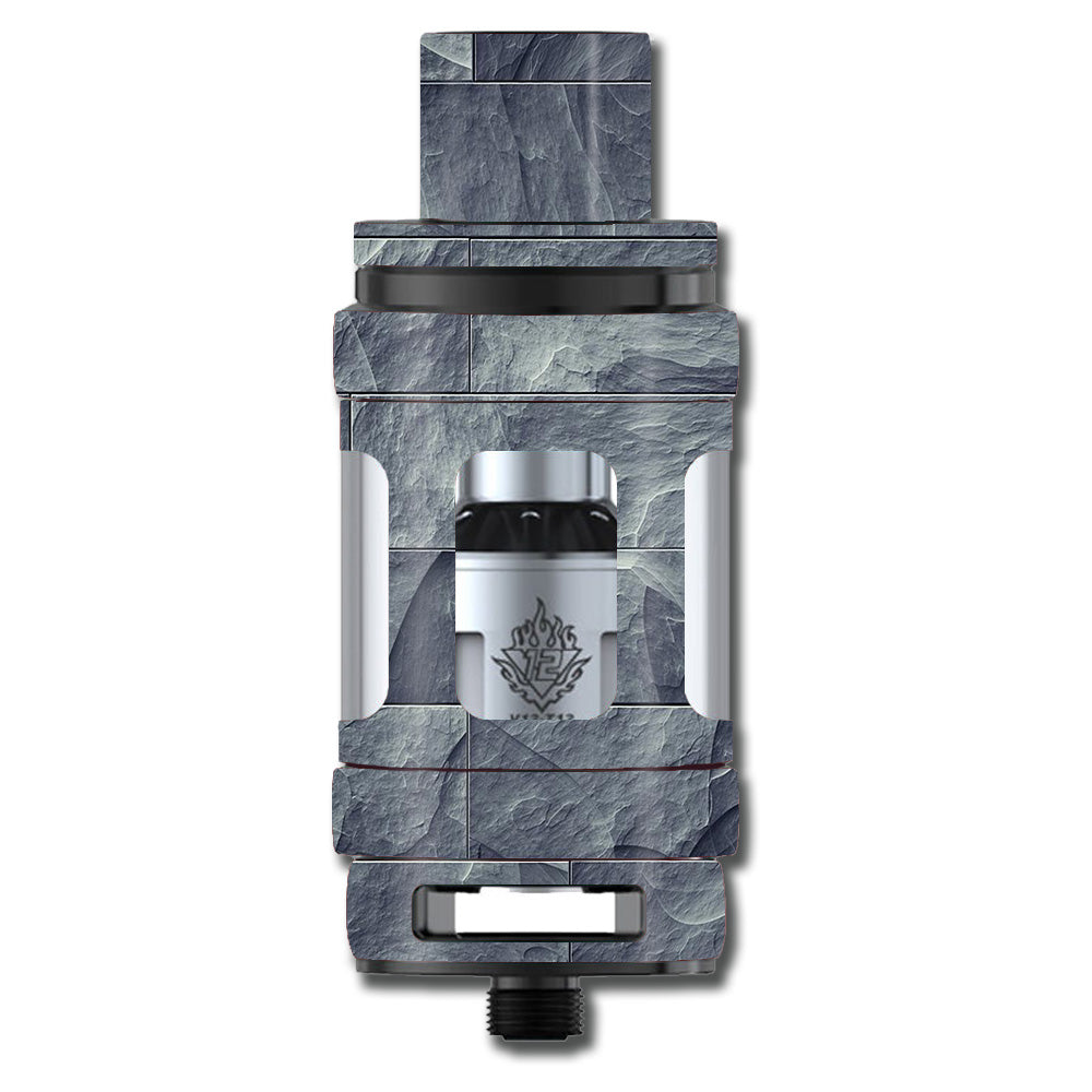  Grey Slate Panel Brick Wall Bricks Smok TFV12 Tank Skin