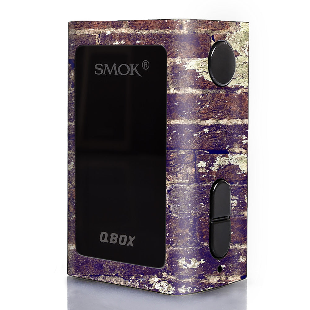  Aged Used Rough Dirty Brick Wall Panel Smok Q-Box Skin