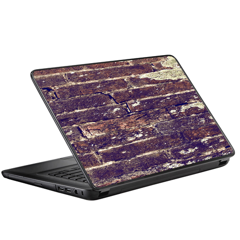  Aged Used Rough Dirty Brick Wall Panel Universal 13 to 16 inch wide laptop Skin