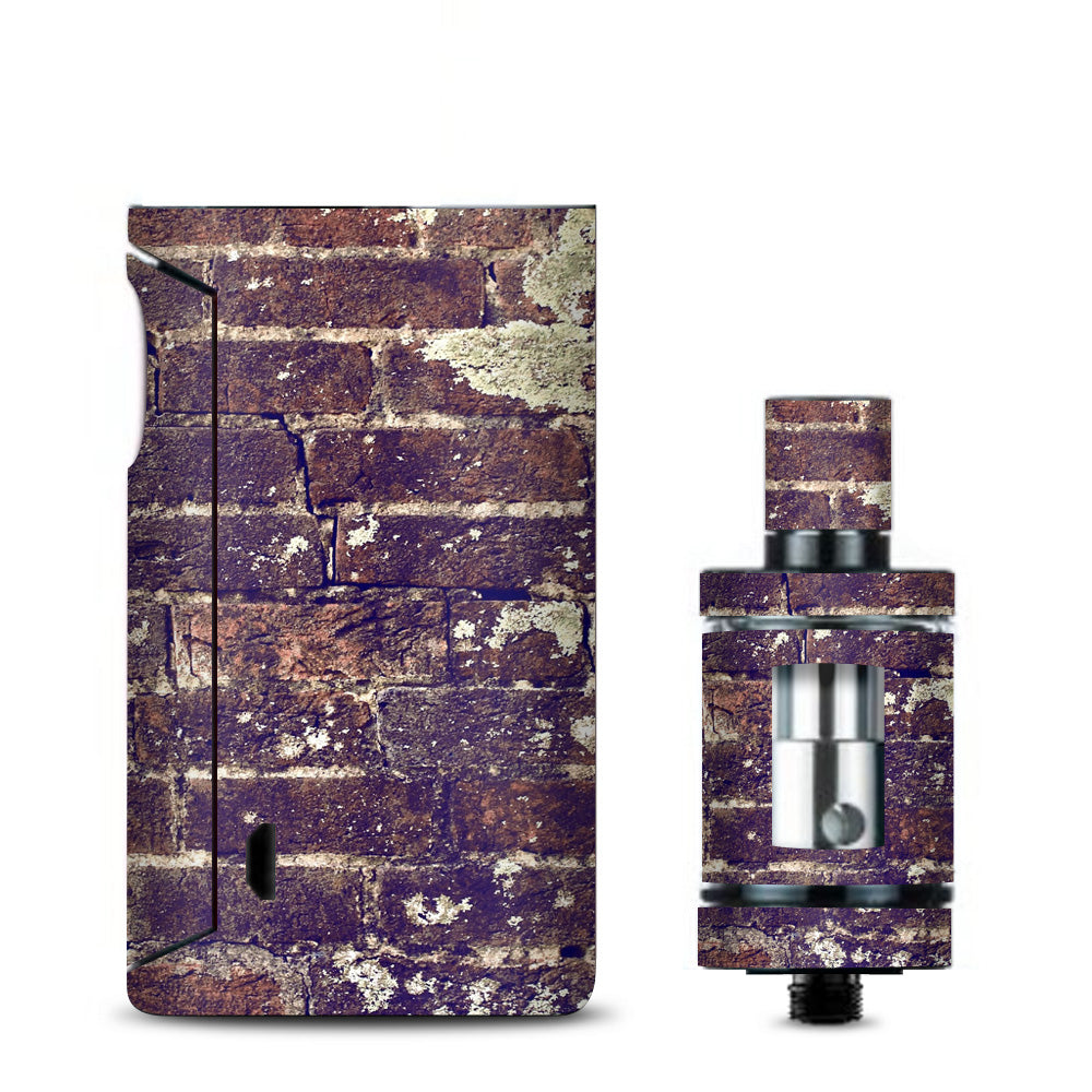  Aged Used Rough Dirty Brick Wall Panel Vaporesso Drizzle Fit Skin