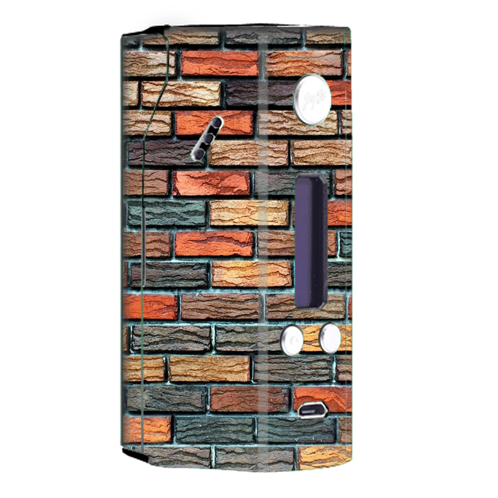  Colorful Brick Wall Design Wismec Reuleaux RX200  Skin