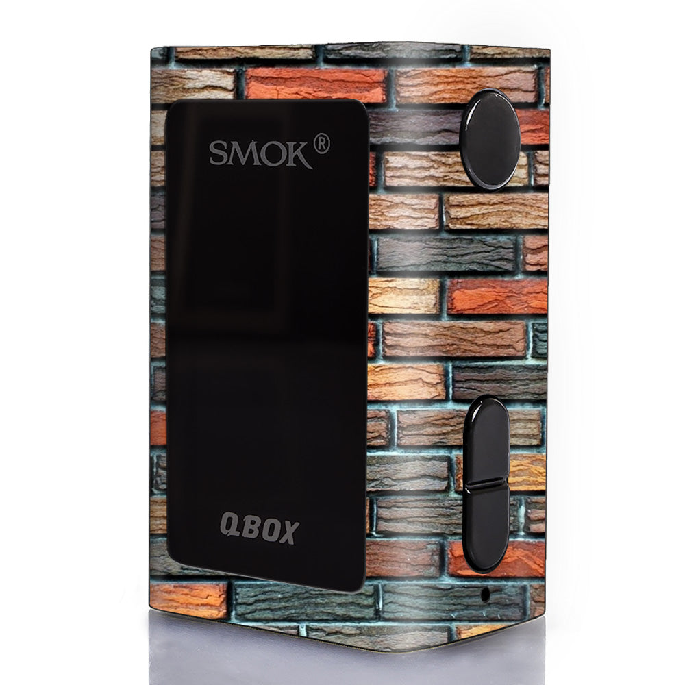  Colorful Brick Wall Design Smok Q-Box Skin