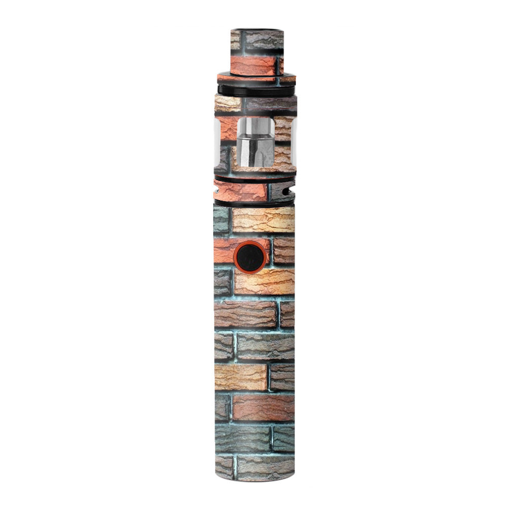  Colorful Brick Wall Design Smok Stick V8 Skin