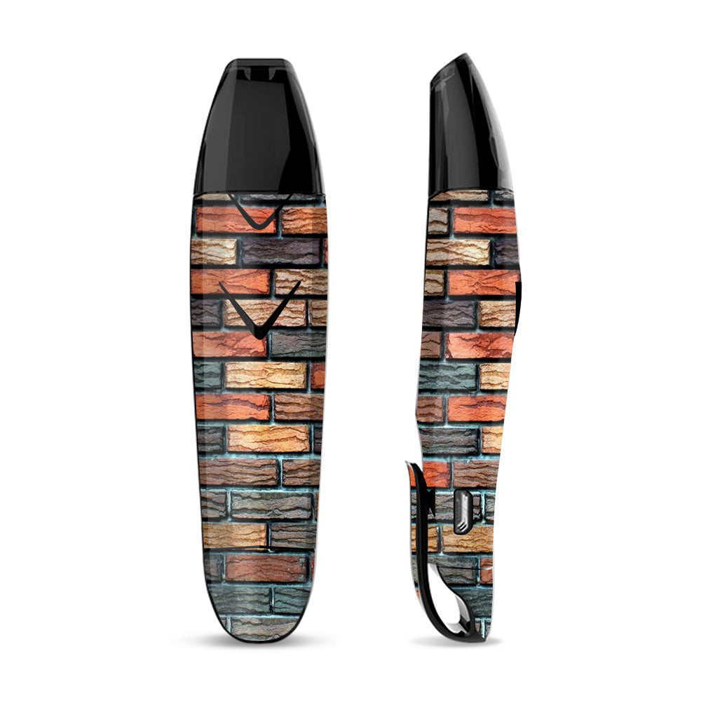 Skin Decal for Suorin Vagon  Vape / Colorful Brick Wall Design