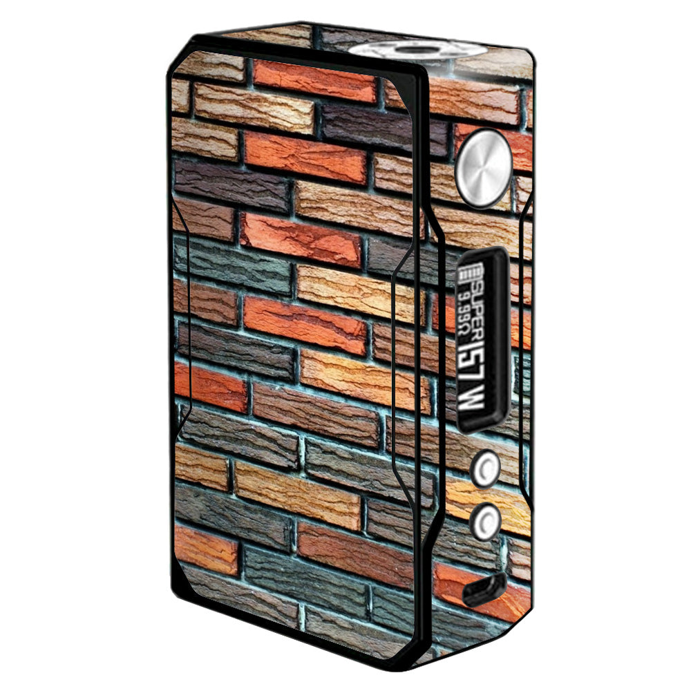  Colorful Brick Wall Design Voopoo Drag 157w Skin