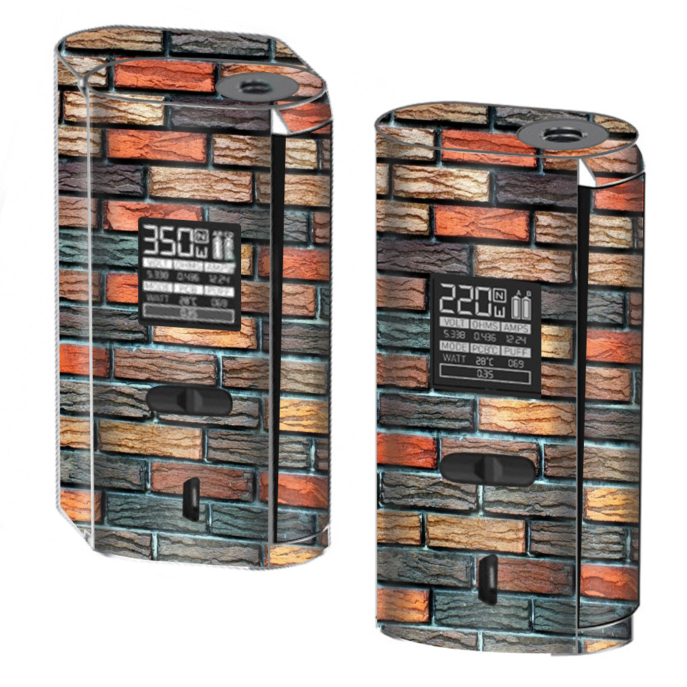  Colorful Brick Wall Design Smok GX2/4 350w Skin