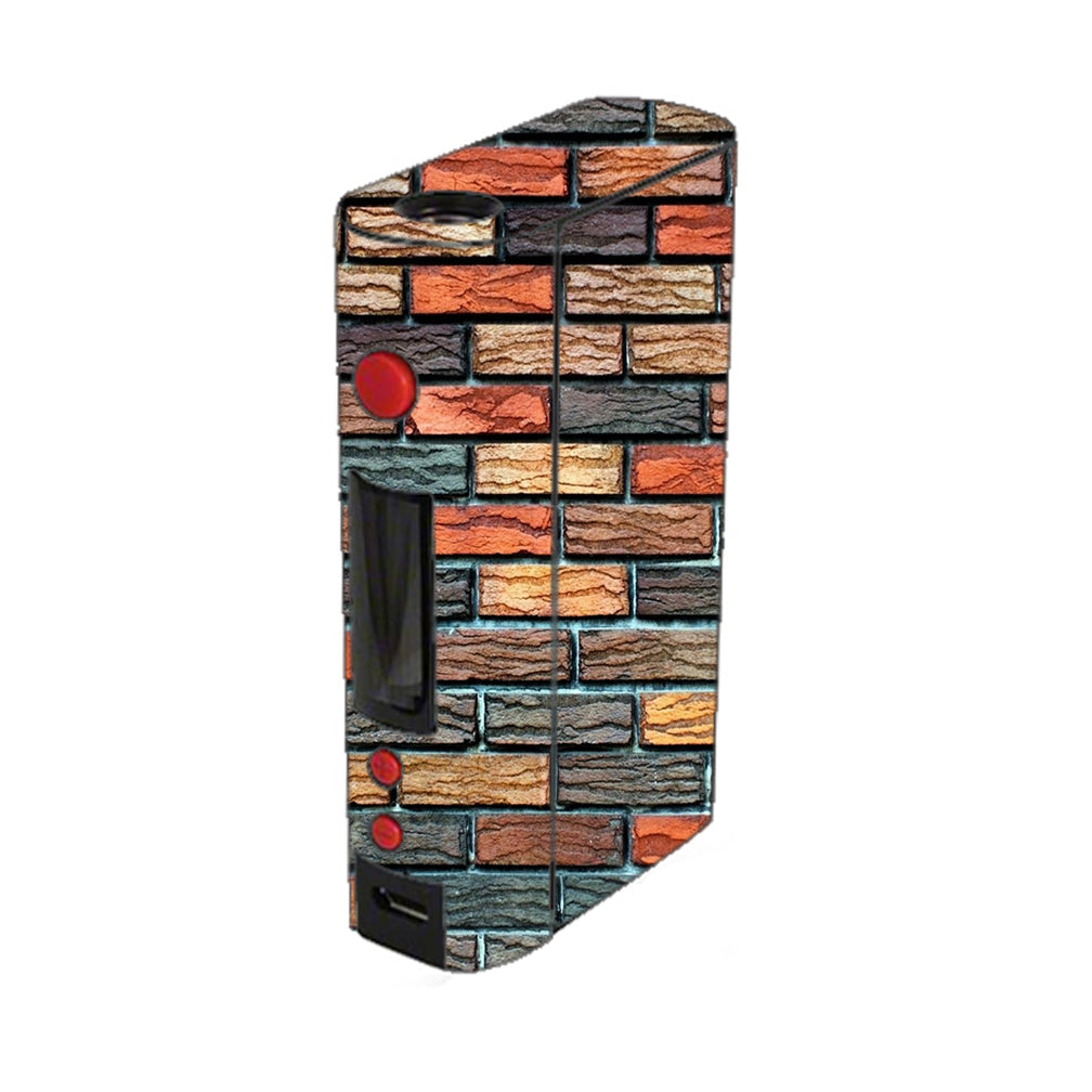  Colorful Brick Wall Design Kangertech Kbox 200w Skin