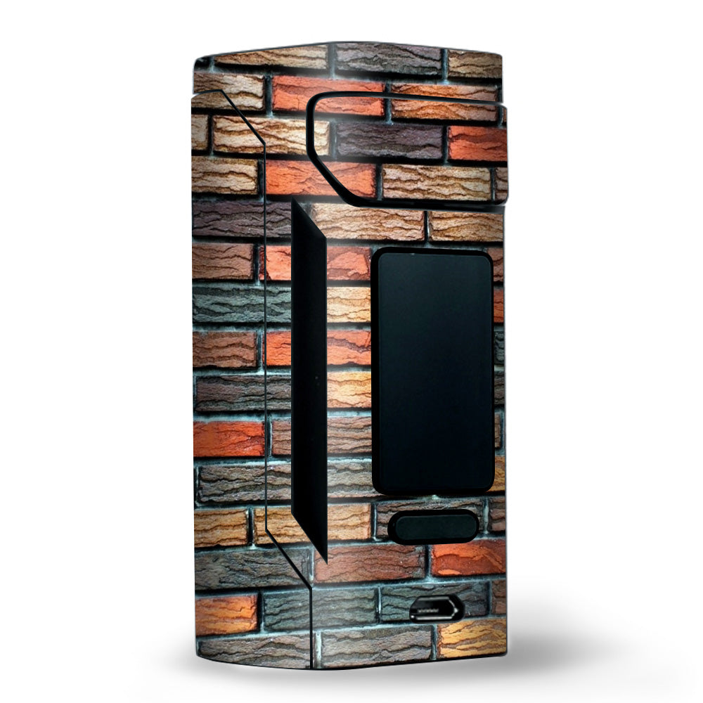  Colorful Brick Wall Design Wismec RX2 20700 Skin
