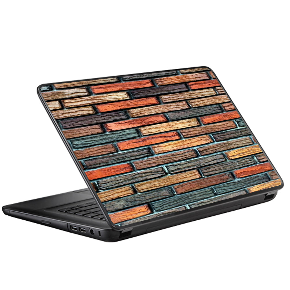  Colorful Brick Wall Design Universal 13 to 16 inch wide laptop Skin