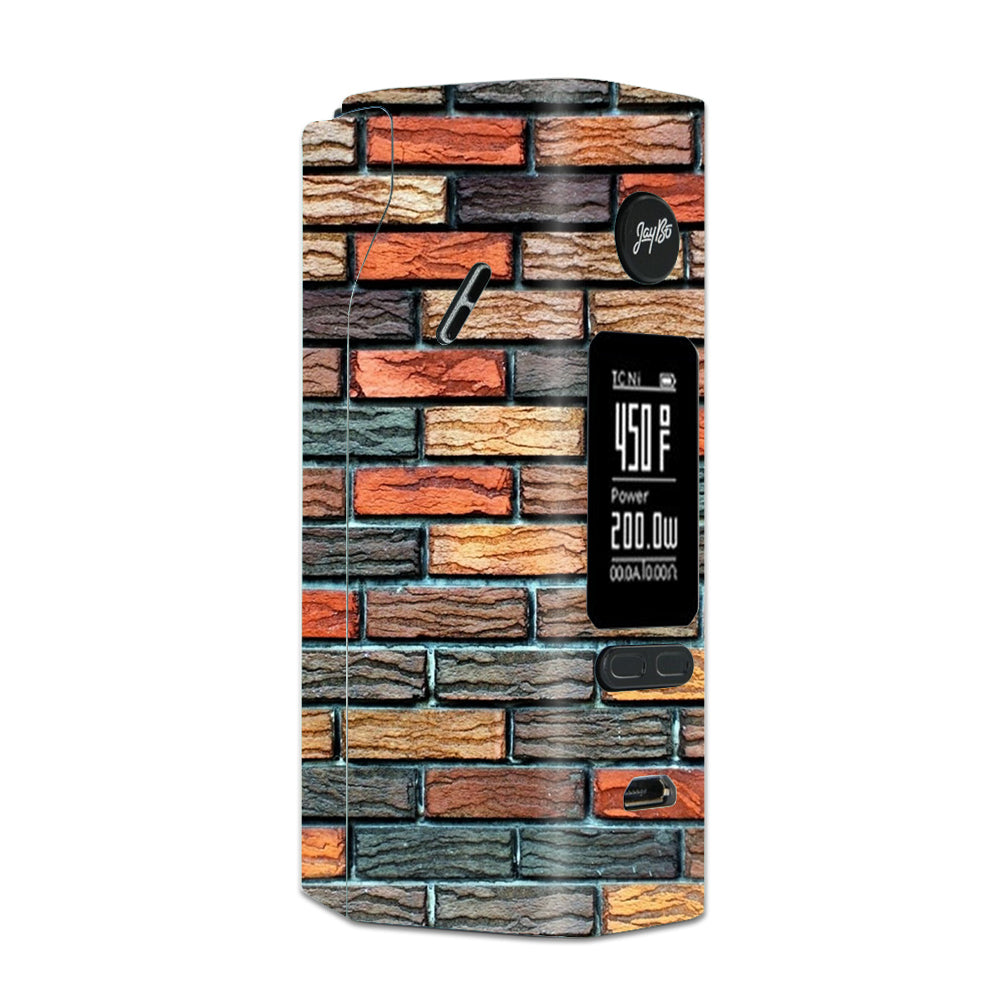  Colorful Brick Wall Design Wismec Reuleaux RX 2/3 combo kit Skin