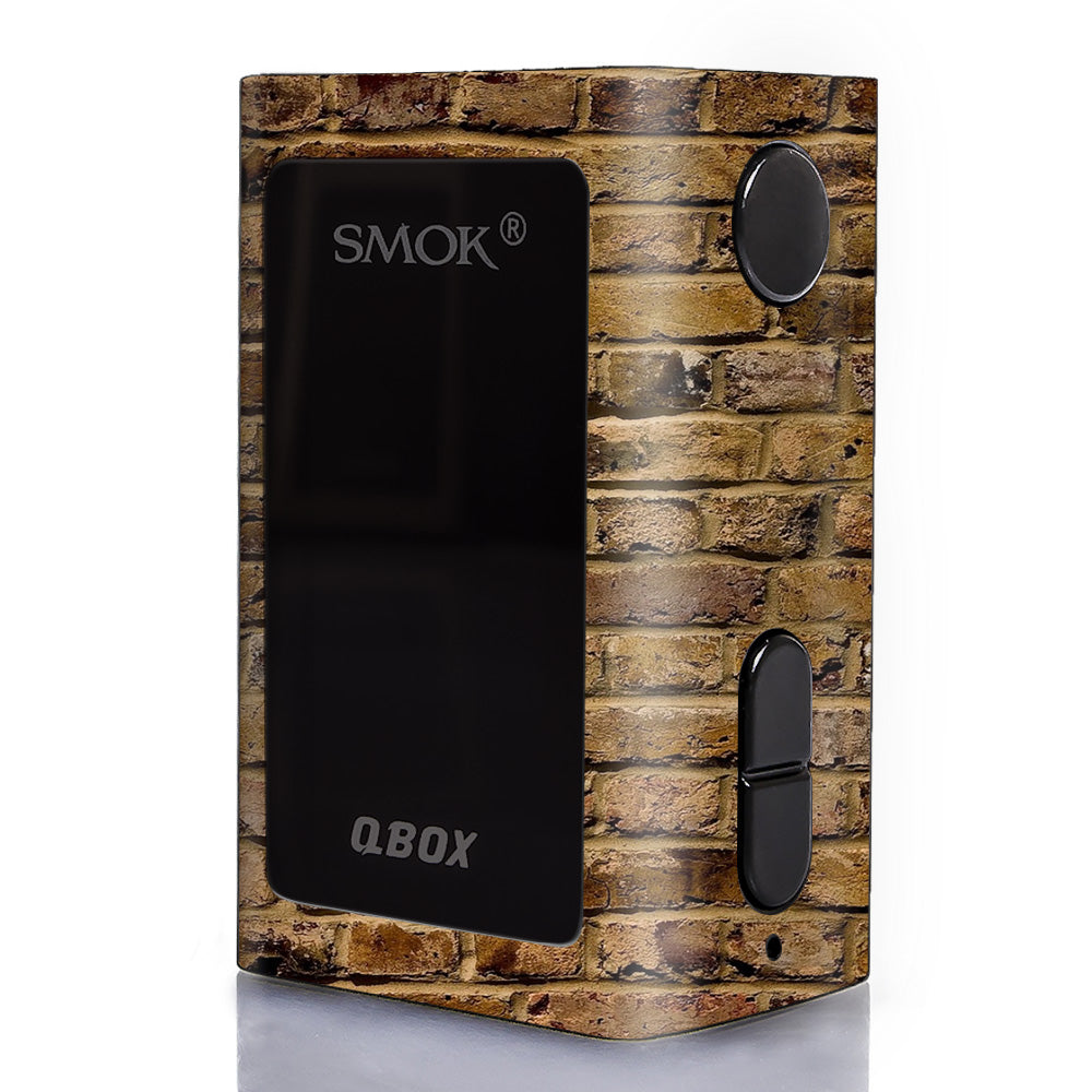  Brown Rough Brick Wall Smok Q-Box Skin