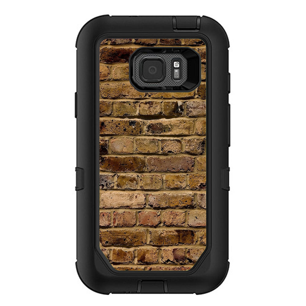  Brown Rough Brick Wall Otterbox Defender Samsung Galaxy S7 Active Skin