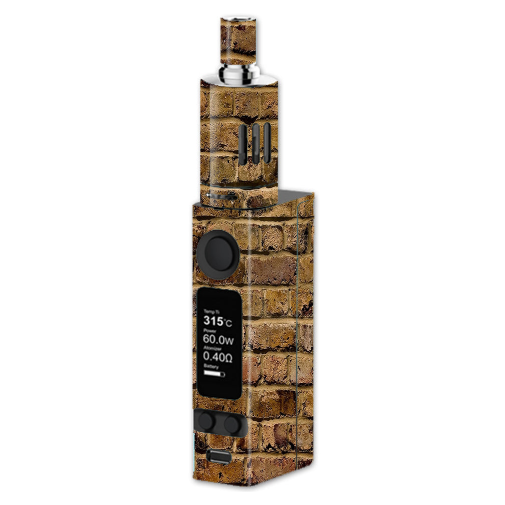  Brown Rough Brick Wall Joyetech Evic VTC Mini Skin