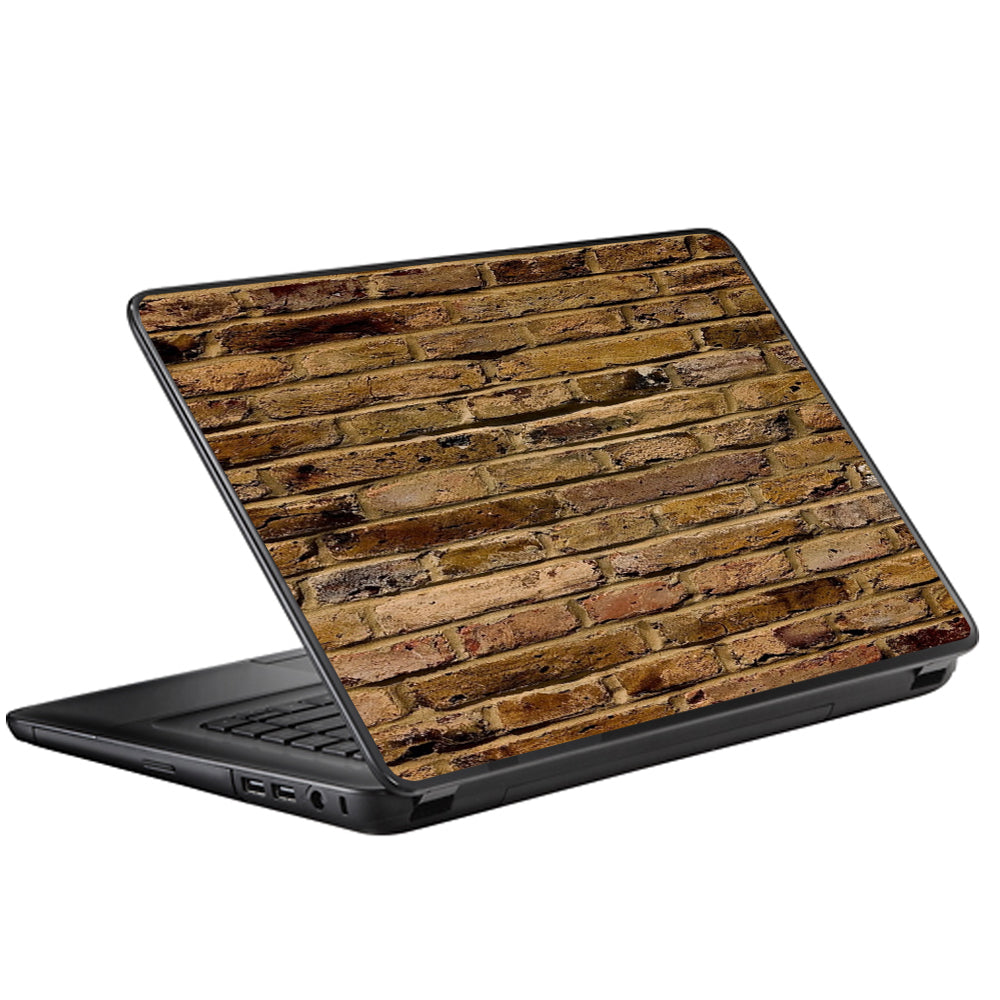  Brown Rough Brick Wall Universal 13 to 16 inch wide laptop Skin