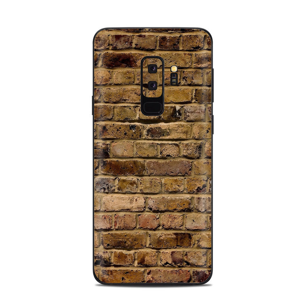  Brown Rough Brick Wall  Samsung Galaxy S9 Plus Skin