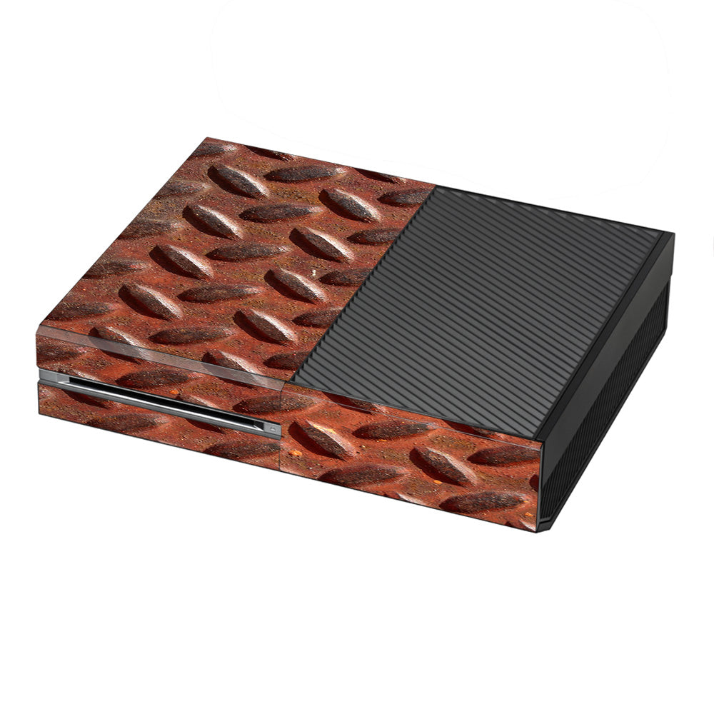  Rusted Diamond Plate Metal Panel Rust Microsoft Xbox One Skin