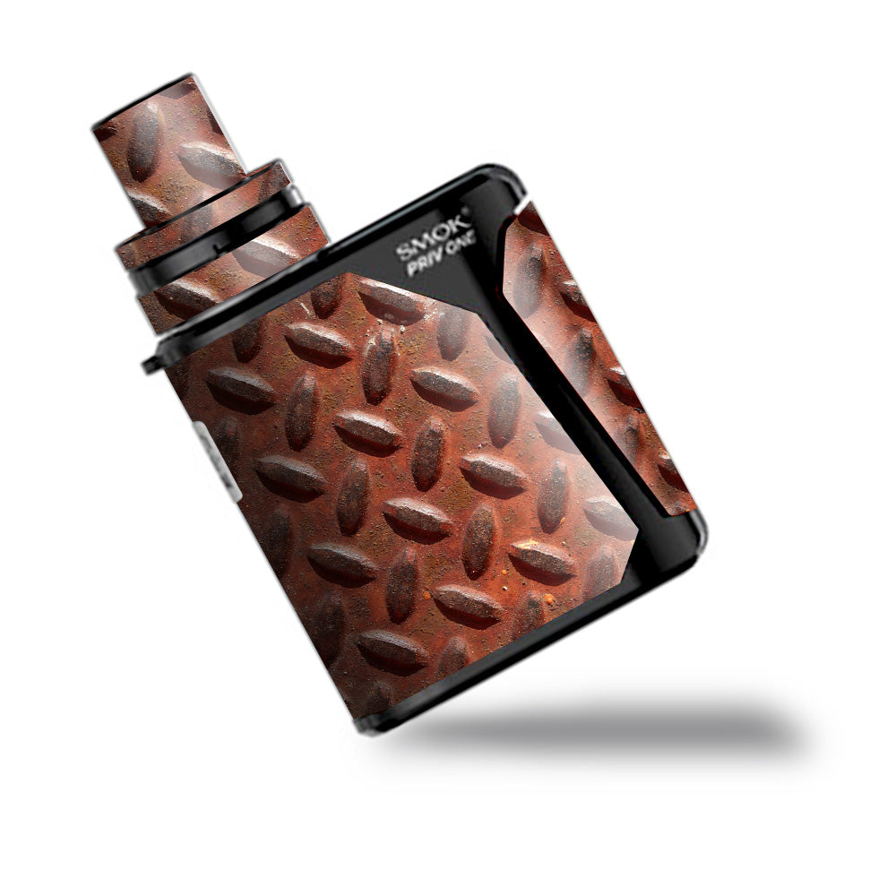  Rusted Diamond Plate Metal Panel Rust Smok Priv One Skin