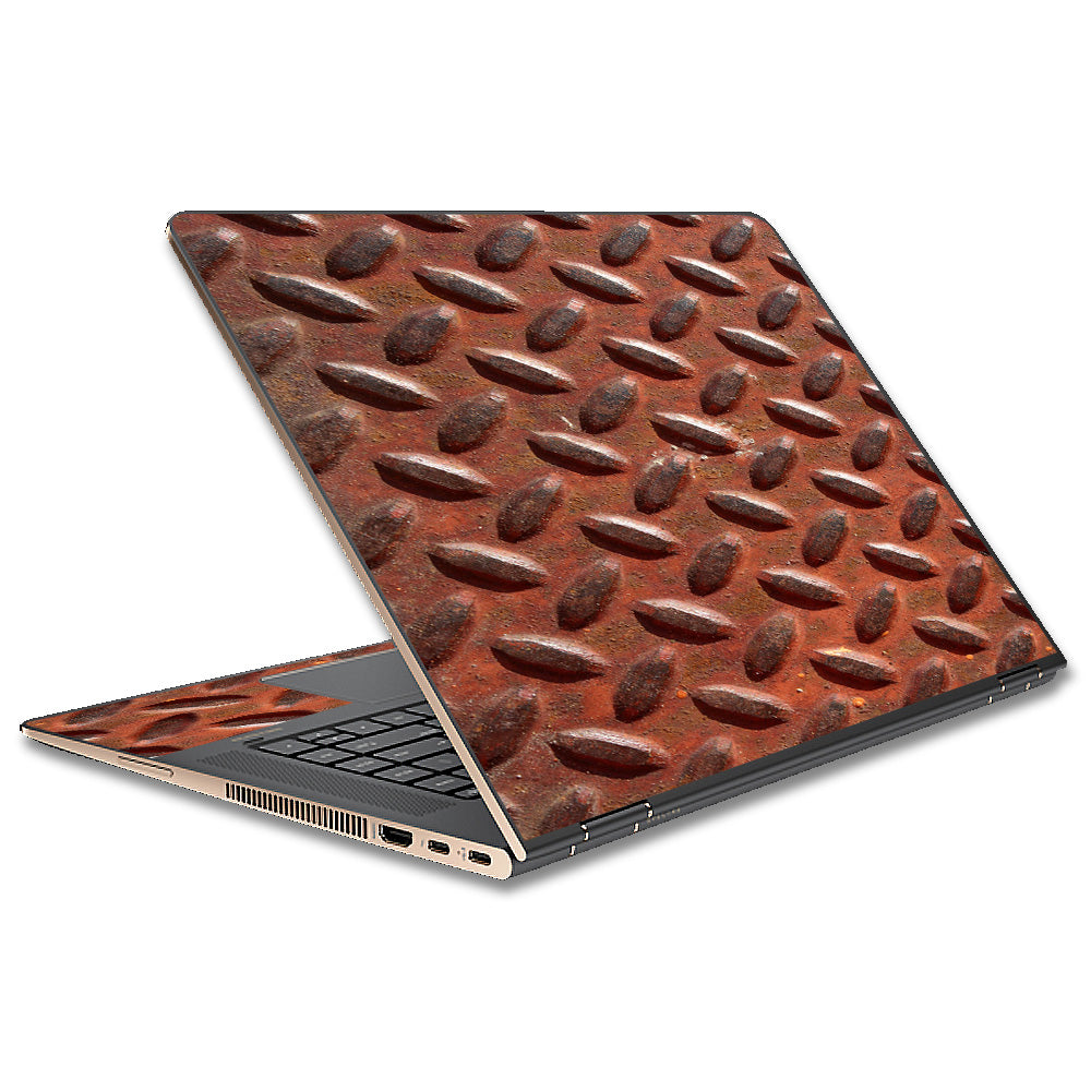  Rusted Diamond Plate Metal Panel Rust HP Spectre x360 15t Skin
