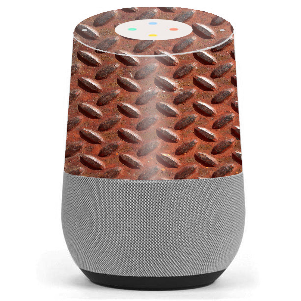  Rusted Diamond Plate Metal Panel Rust Google Home Skin