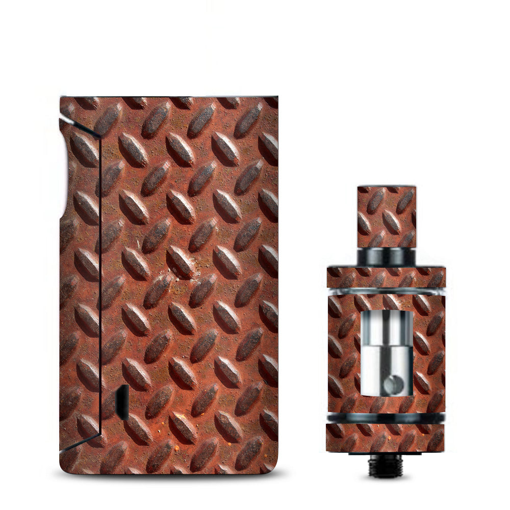  Rusted Diamond Plate Metal Panel Rust Vaporesso Drizzle Fit Skin