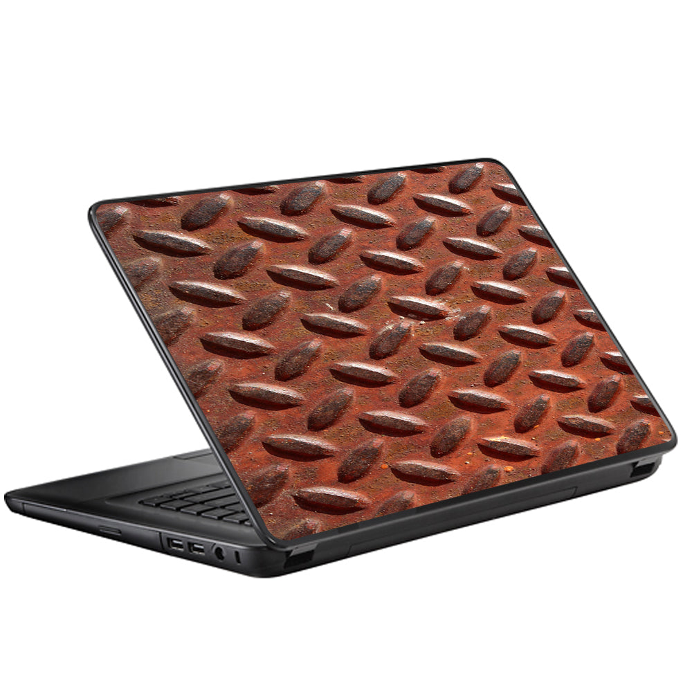  Rusted Diamond Plate Metal Panel Rust Universal 13 to 16 inch wide laptop Skin