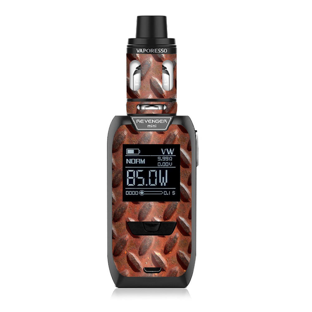  Rusted Diamond Plate Metal Panel Rust Vaporesso Revenger Mini 85w Skin