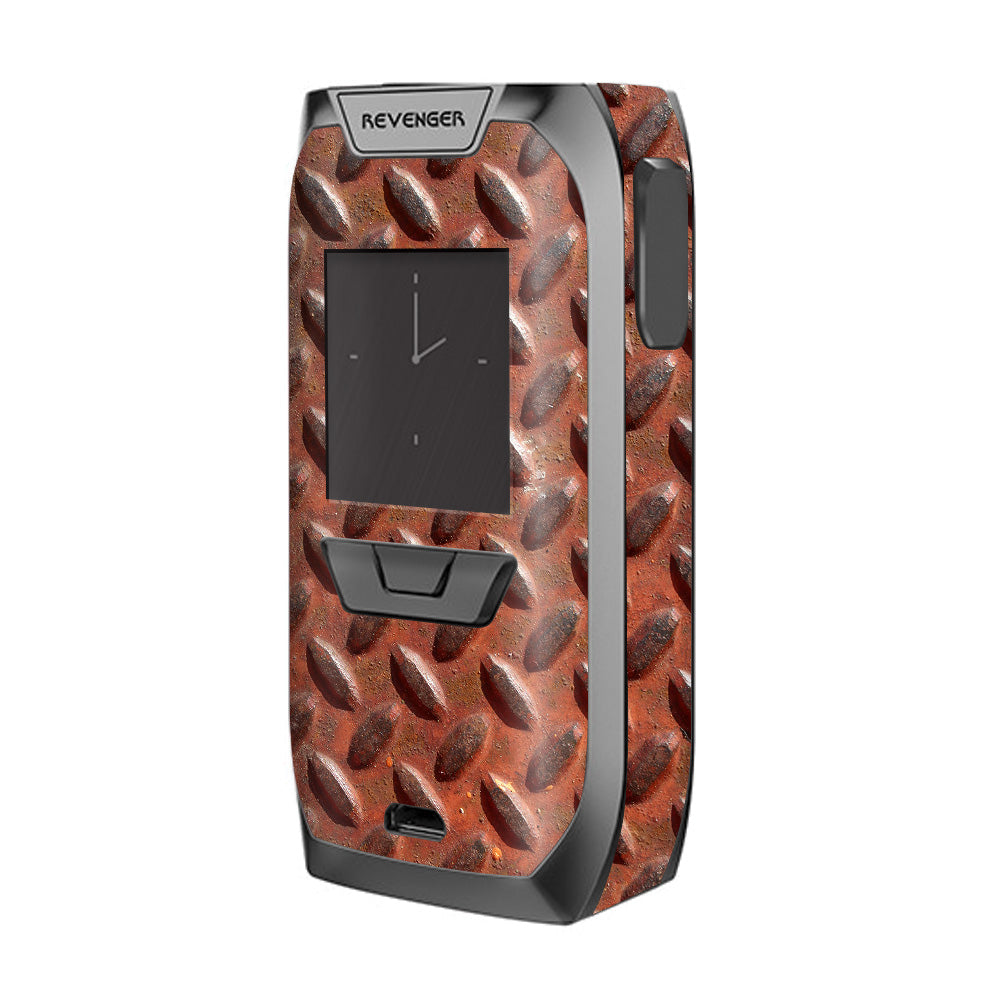  Rusted Diamond Plate Metal Panel Rust Vaporesso Revenger Skin