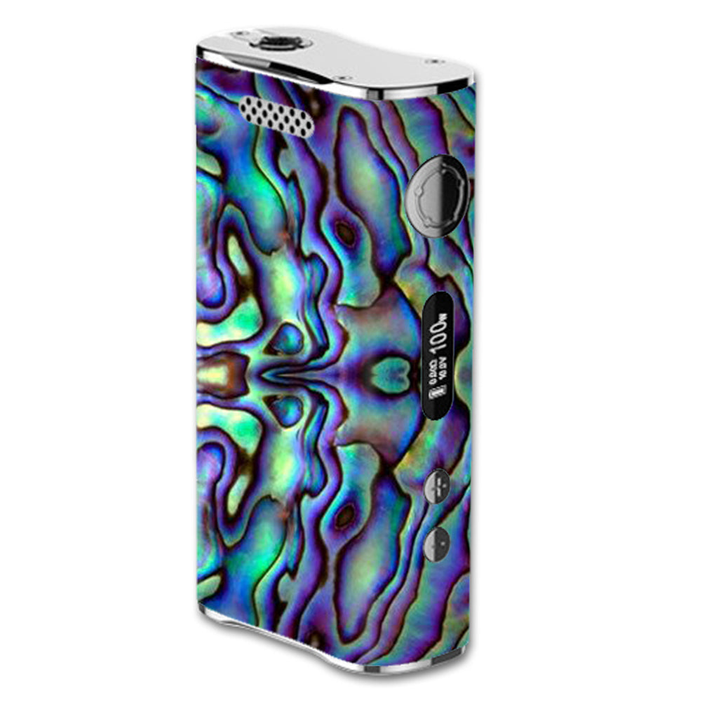 Abalone Sea Shell Green Blue Purple Eleaf iStick 100W Skin