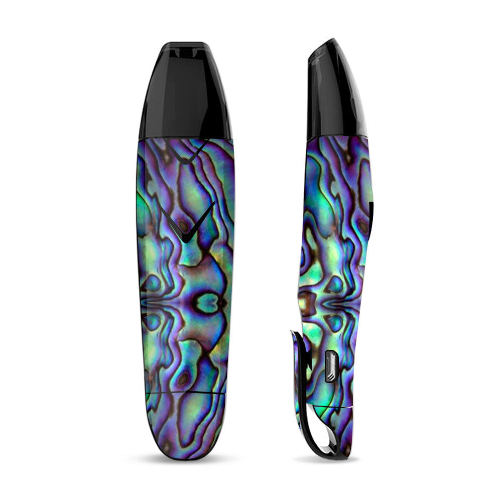 Skin Decal for Suorin Vagon  Vape / Abalone Sea Shell Green Blue Purple