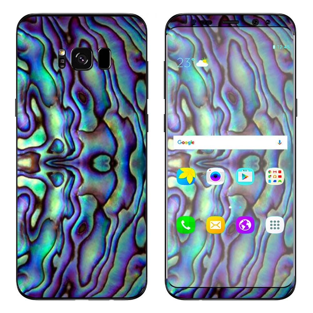  Abalone Sea Shell Green Blue Purple Samsung Galaxy S8 Plus Skin