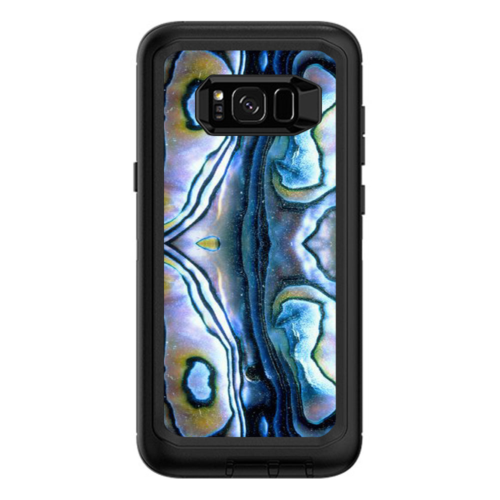  Abalone Aulon Sea Shells Pattern Crystal Otterbox Defender Samsung Galaxy S8 Plus Skin