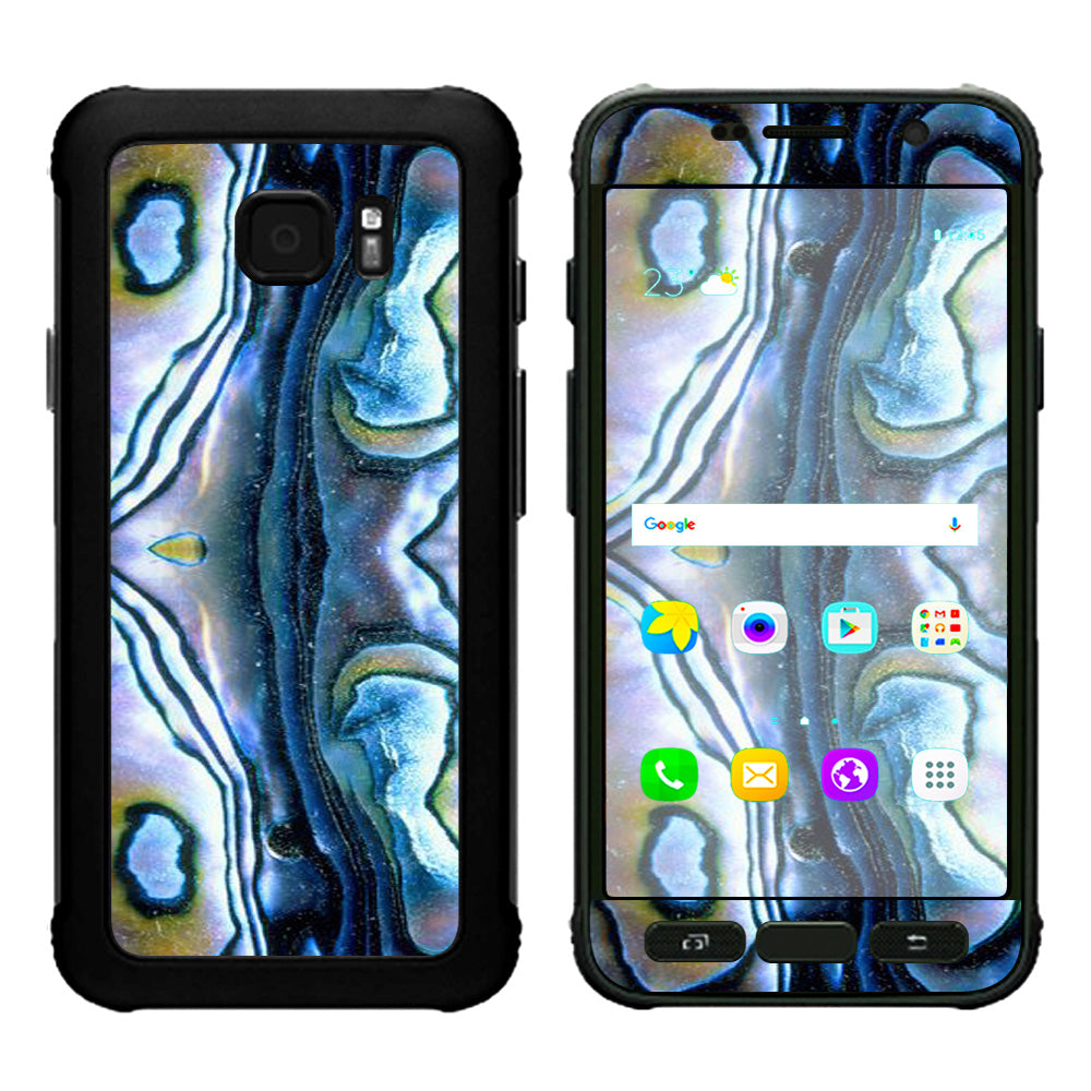  Abalone Aulon Sea Shells Pattern Crystal Samsung Galaxy S7 Active Skin