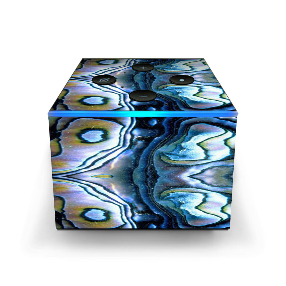  Abalone Aulon Sea Shells Pattern Crystal Amazon Fire TV Cube Skin