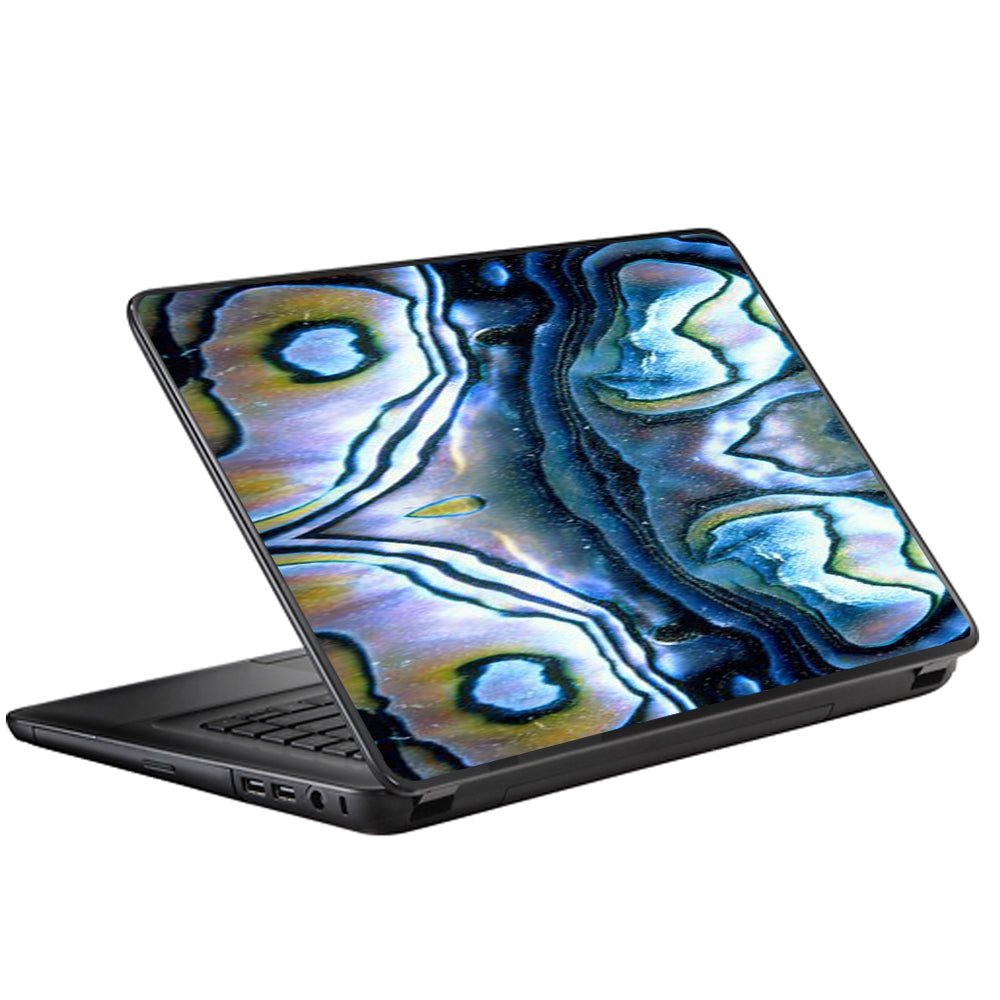  Abalone Aulon Sea Shells Pattern Crystal Universal 13 to 16 inch wide laptop Skin