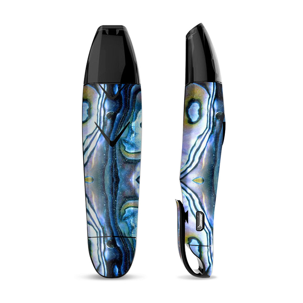 Skin Decal for Suorin Vagon  Vape / Abalone Aulon Sea Shells Pattern Crystal