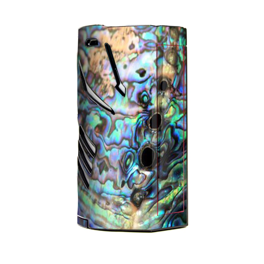  Abalone Swirl Shell Design Blue T-Priv 3 Smok Skin