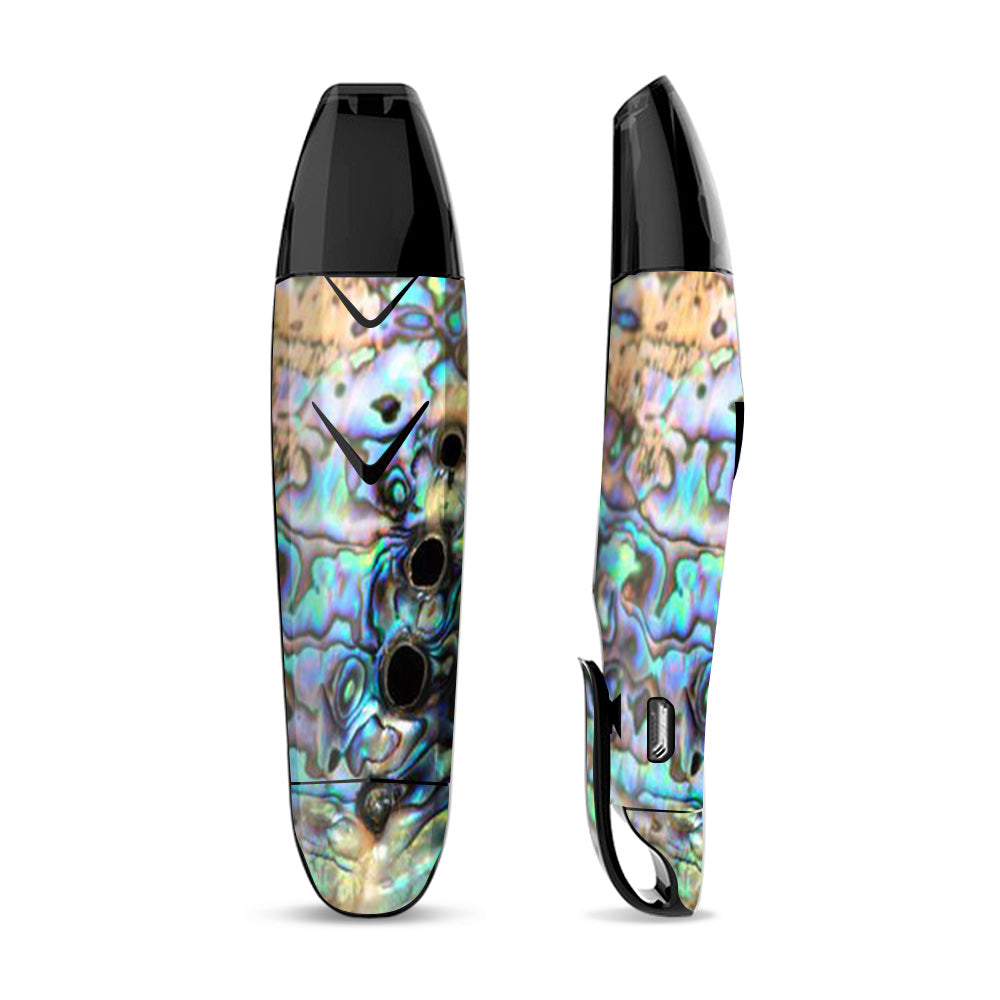 Skin Decal for Suorin Vagon  Vape / Abalone Swirl Shell Design Blue