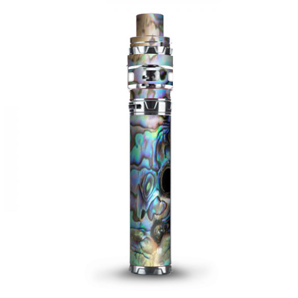 Abalone Swirl Shell Design Blue Stick Prince TFV12 Smok Skin