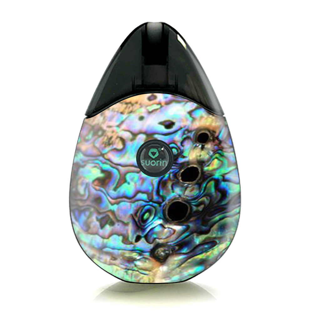  Abalone Swirl Shell Design Blue Suorin Drop Skin