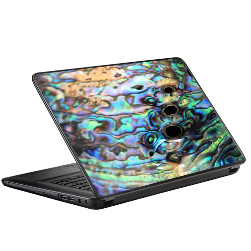  Abalone Swirl Shell Design Blue Universal 13 to 16 inch wide laptop Skin